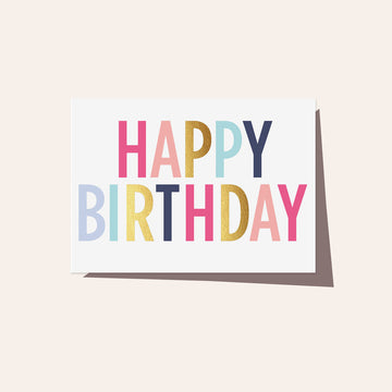 Happy Birthday Bright Card