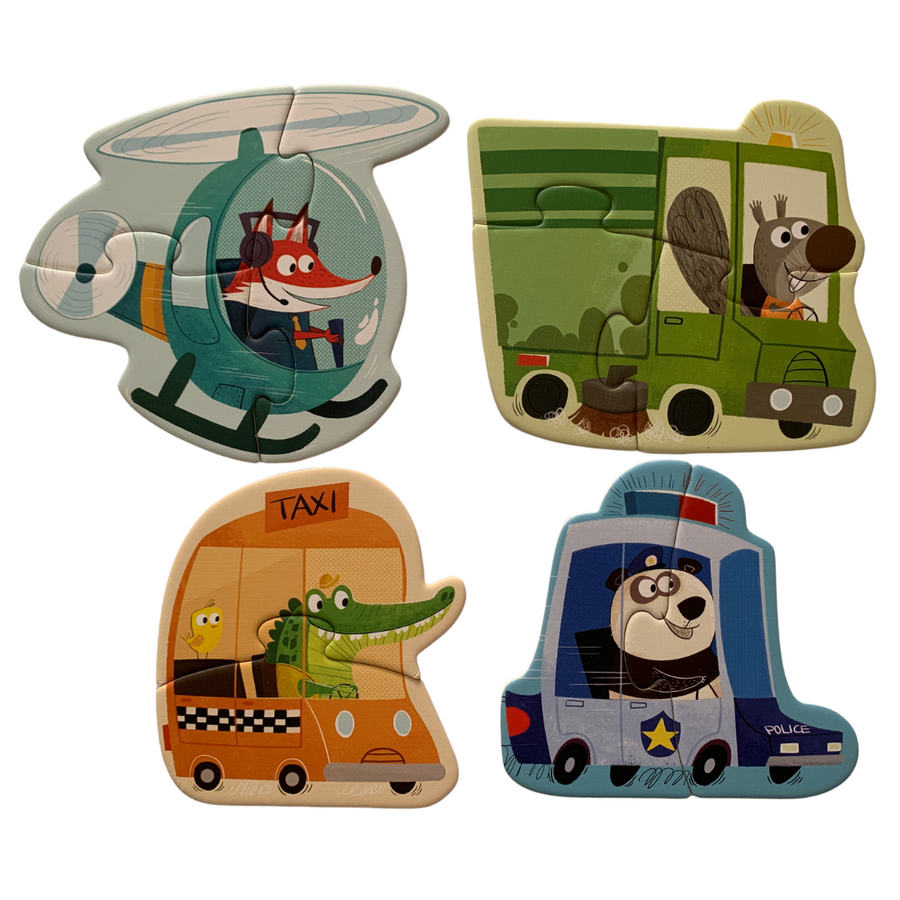 Leveled Puzzle - Step 1 (Vehicles)