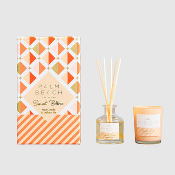 Sunset Bellini Mini Candle & Diffuser Gift Pack