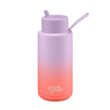 Frank Green Reusable Bottle - Gradient Lilac Haze/ Living Coral - 1L