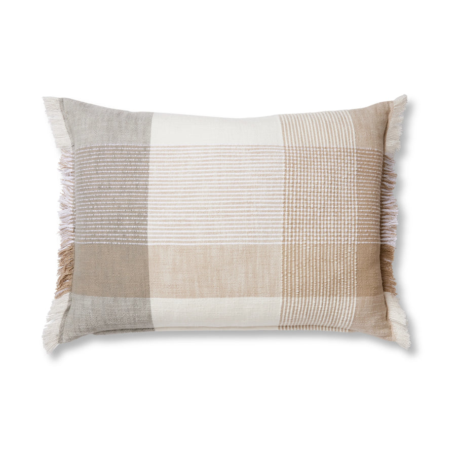George Charcoal Woven Cushion