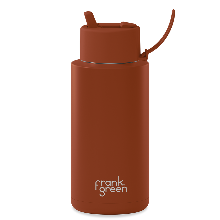 Frank Green Reusable Bottle - Toffee - 1L
