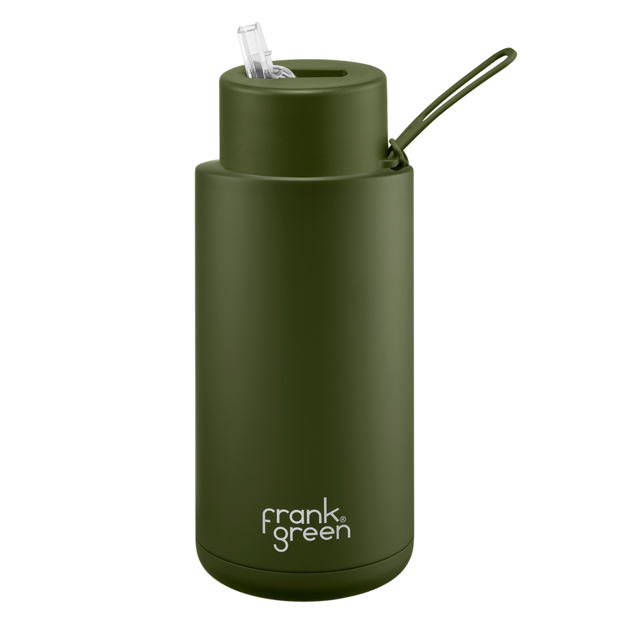 Frank Green Reusable Bottle - Khaki - 1L