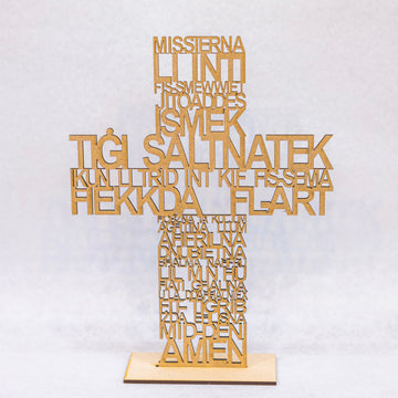 Maltese Lords Prayer Cross