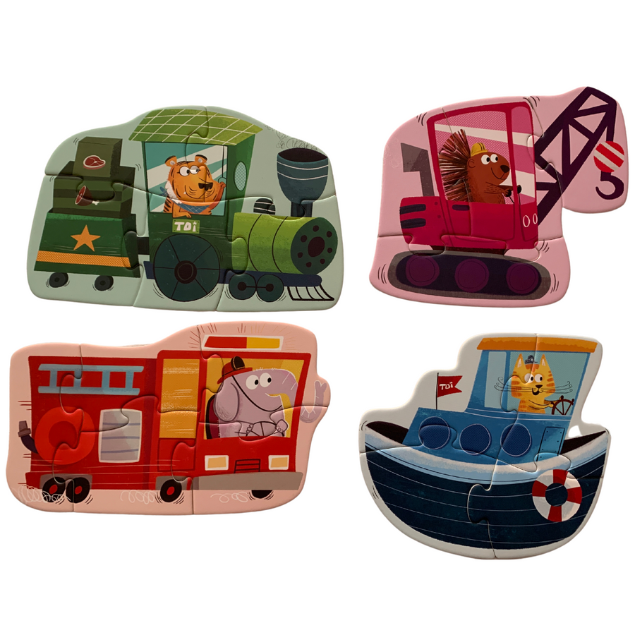 Leveled Puzzle - Step 1 (Vehicles)