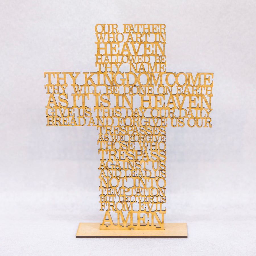 Lords Prayer Cross