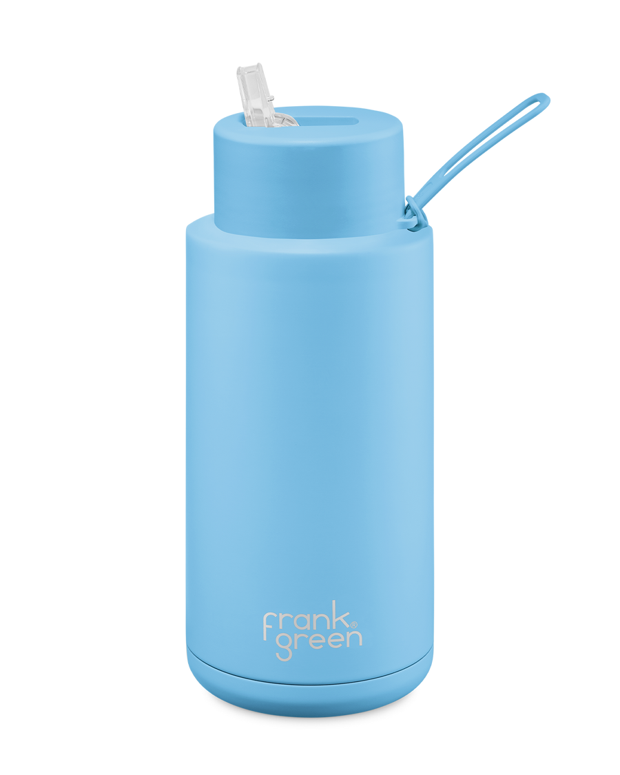 Frank Green Reusable Bottle - Sky Blue - 1L