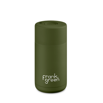 Frank Green Ceramic Reusable Cup - Khaki - 355ml