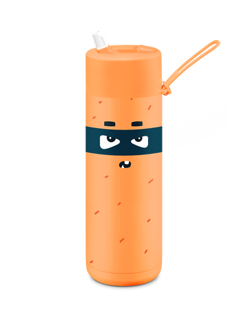 Franksters Bottle - Neon Orange Robin (flip lid) 595ml