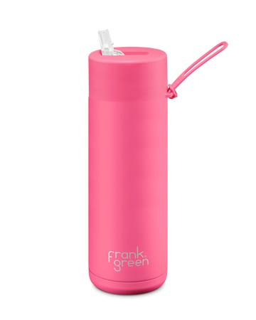 Frank Green Reusable Bottle - Neon Pink - 595ml