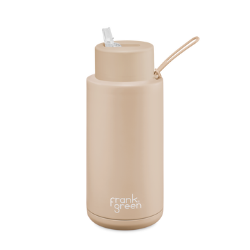 Frank Green Reusable Bottle - Soft Stone - 1L