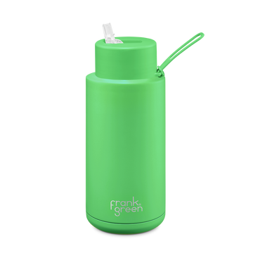 Frank Green Reusable Bottle - Neon Green - 1L