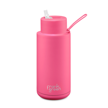 Frank Green Reusable Bottle - Neon Pink - 1L