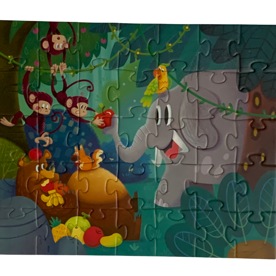 Leveled Puzzle - Step 3 (Wild Animals)