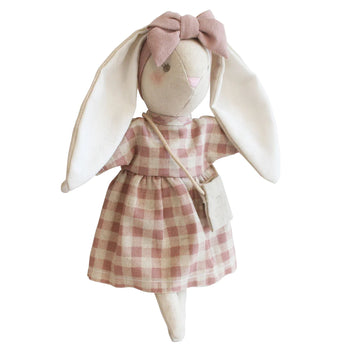Mini Sofia Bunny - Rose Check 27cm
