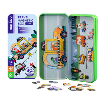 Magnetic Puzzle Box - Cars