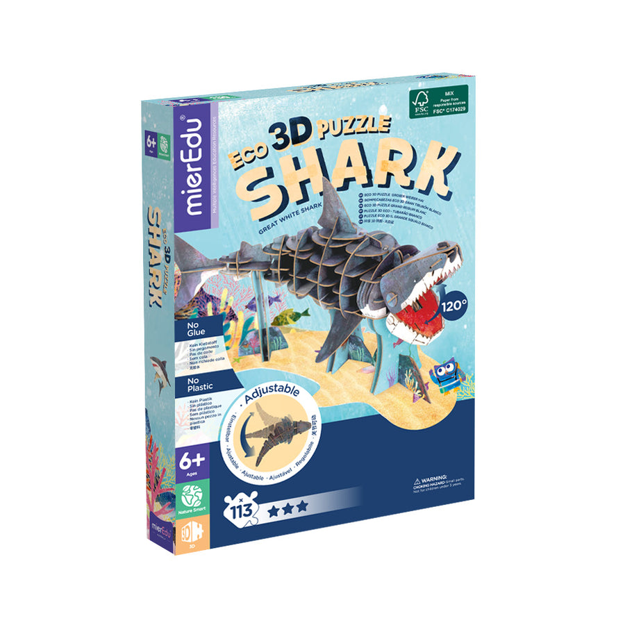 ECO 3D Puzzle - Great White Shark