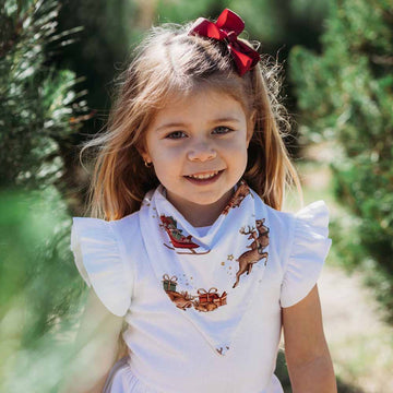Dribble Bib  - Reindeer