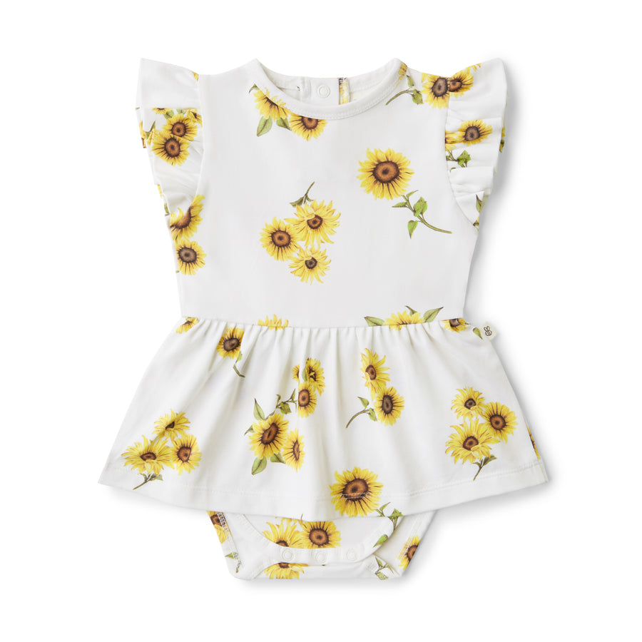 Sunflower Short Sleeve Dress