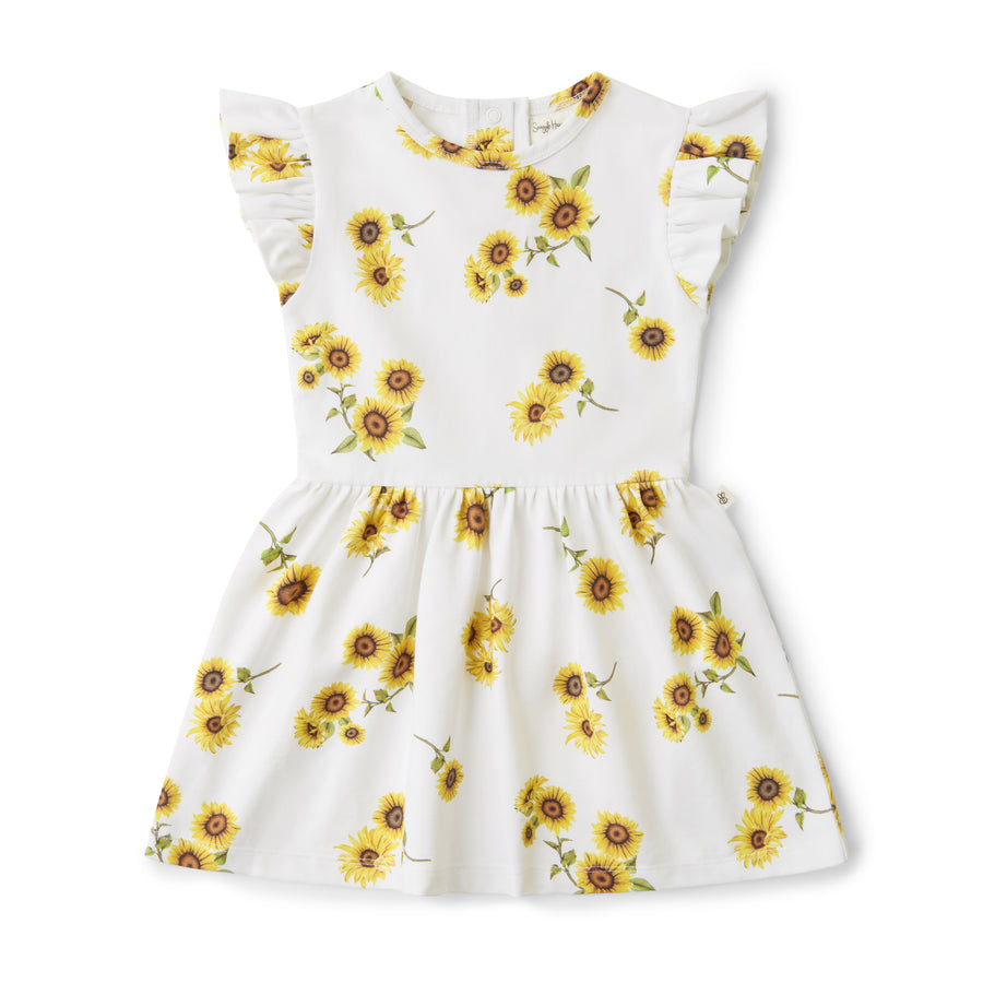 Sunflower Short Sleeve Dress