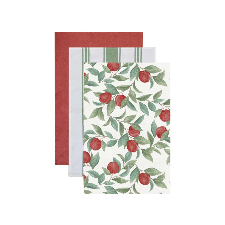 Apples Tea Towel P/3