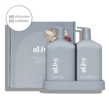 Shampoo & Conditioner Hair Duo - White Tea & Argon Oil