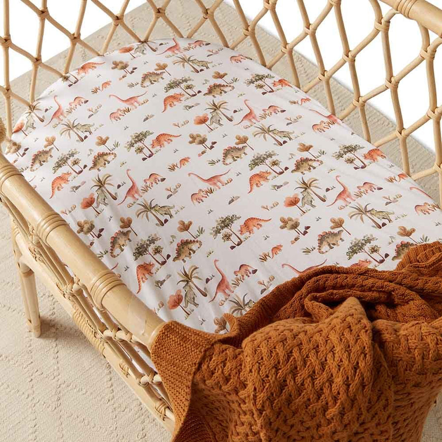 Dino Bassinet Sheet / Change Pad Cover