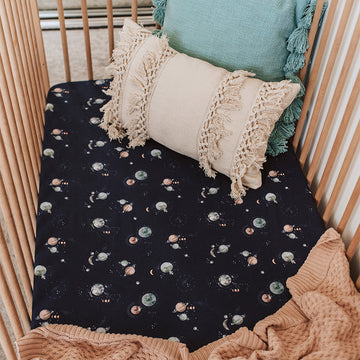 Milky Way Fitted Cot Sheet