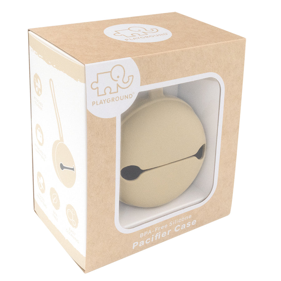 Silicone Pacifier Case - Beige