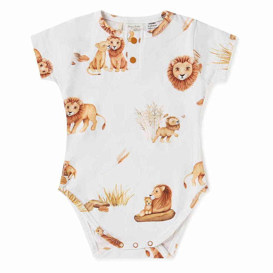 Lion Short Sleeve Bodysuit