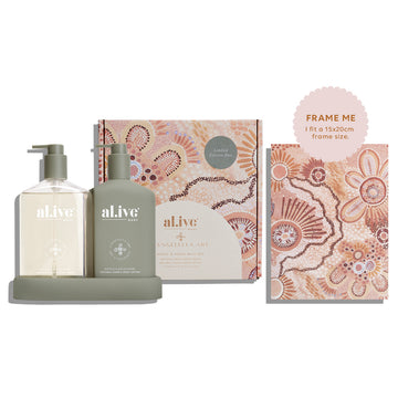 CUNGELELLA ART WATTLE & NATIVE MOSS DUO