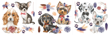 A Dogs Life Petite Decor Transfer