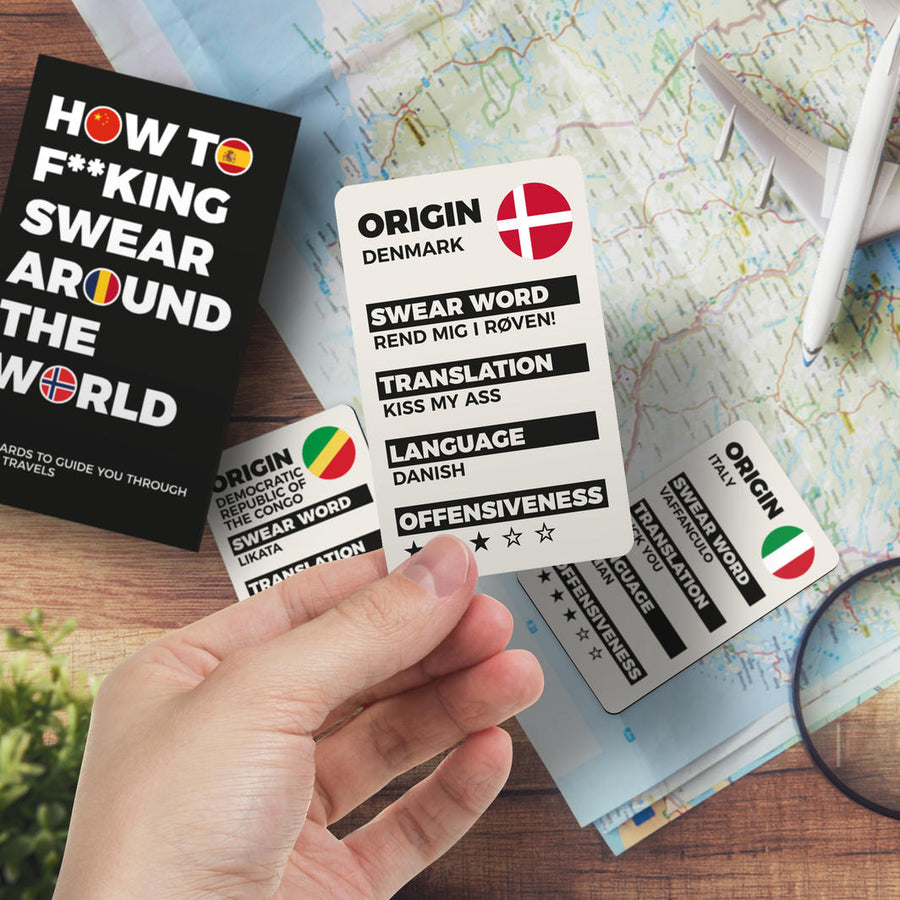 How To F*Cking Swear Around The World Cards