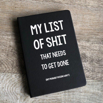 My List of Shit Notebook