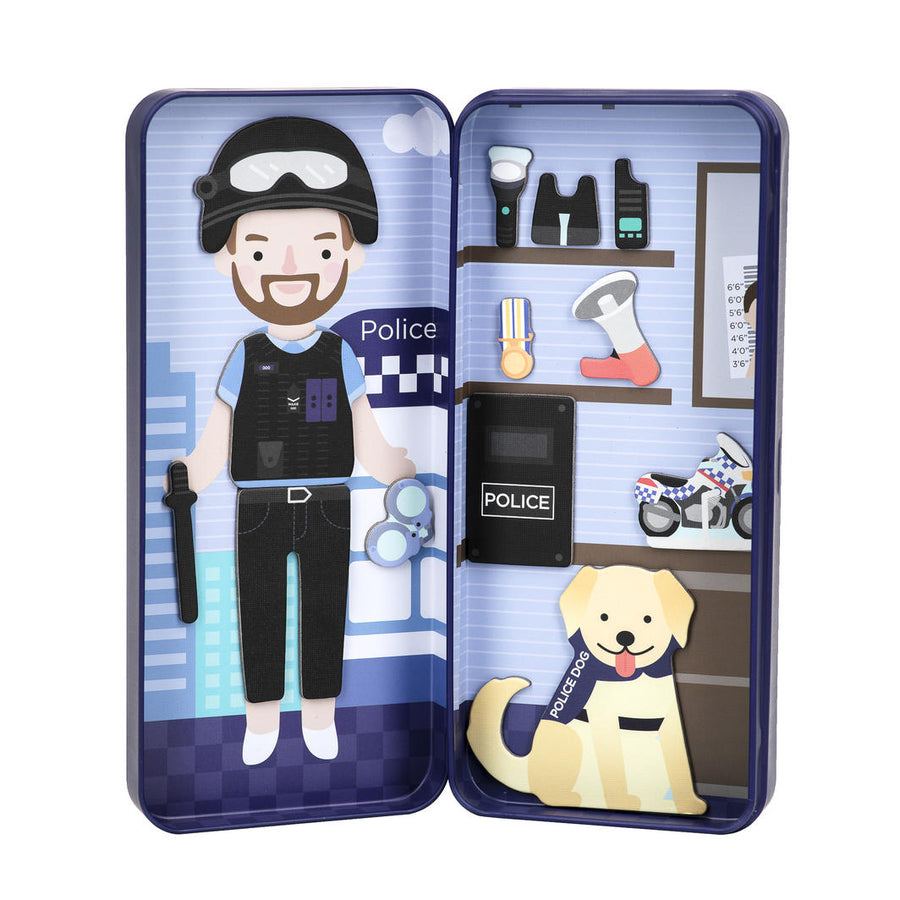 Magnetic Puzzle Box - Police Officer