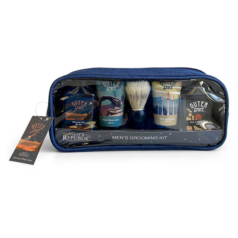 Grooming Kit - 5 PC Cleansing & Shaving Kit in Bag