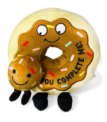 "You Complete Me!" Plush Donut