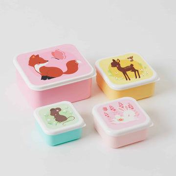 Forest Friends Lunch & Snack Box S/4