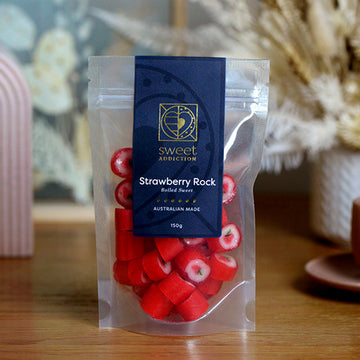 Strawberry Rock Candy