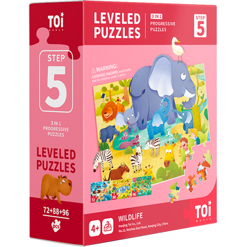 Leveled Puzzle - Step 5 (Wildlife)