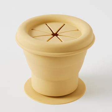 Henny Silicone Collapsible Snack Cup - Lemon