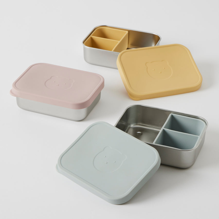 Rune Bento Box with Silicone Lid - Steel