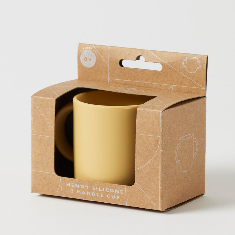 Henny Slicone 2 Handle Cup - Lemon
