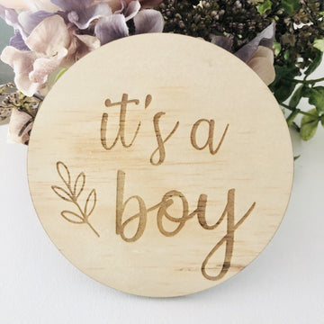 It's a Boy Botanical Disc