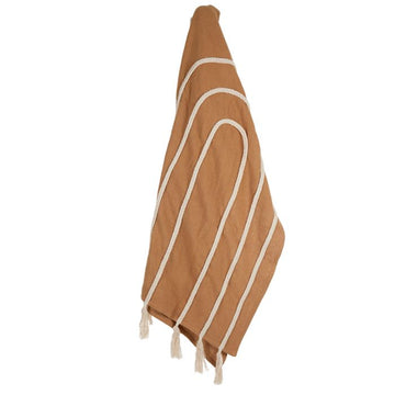 Uno Cotton Throw 125x150cm Tan