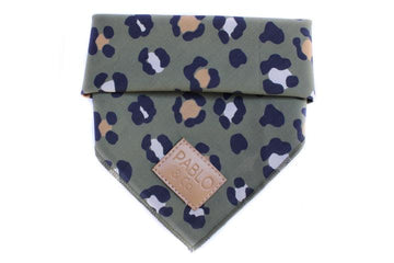 Khaki Leopard Bandana