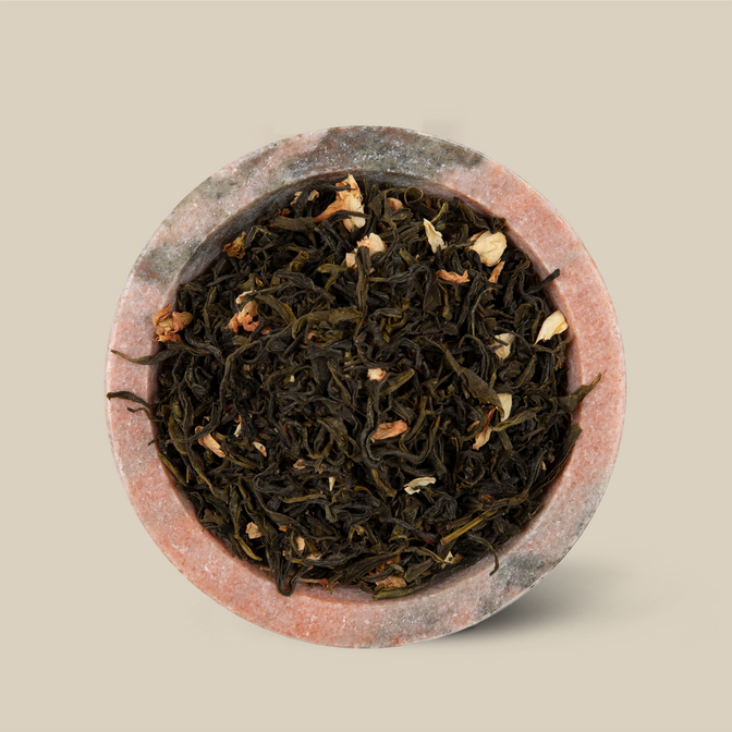 Jasmine Flower Green Tea Jar