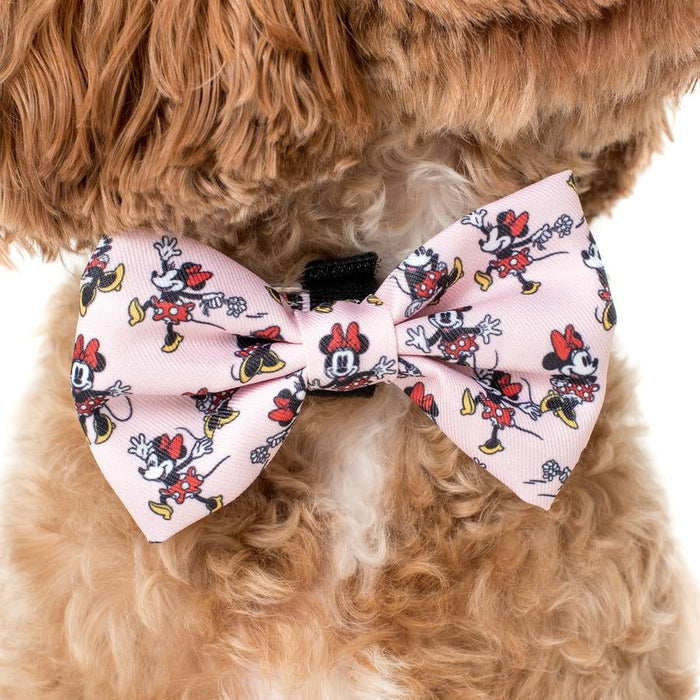 Minnie Mouse & Flowers Bow Tie
